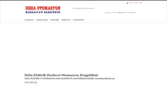 Desktop Screenshot of dehaelektrik.com