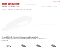 Tablet Screenshot of dehaelektrik.com